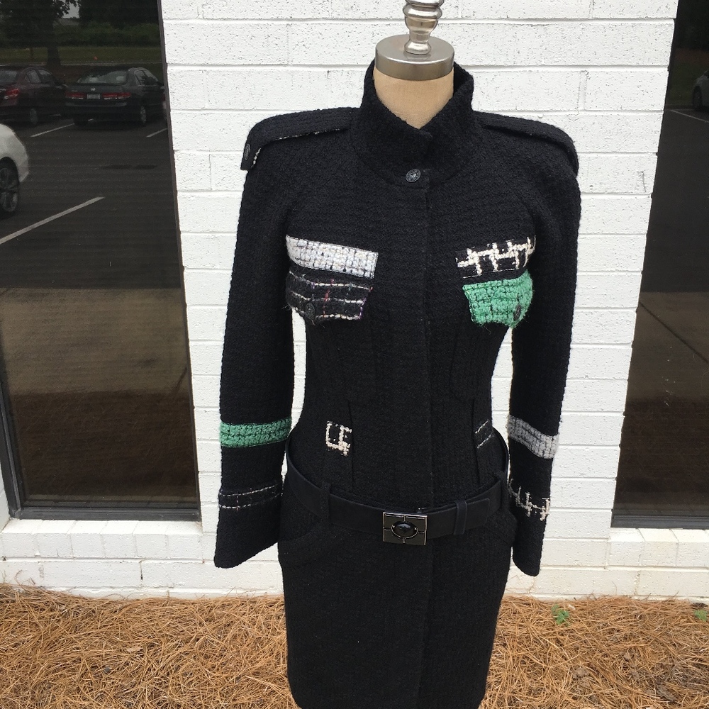 Chanel Military Inspired Dress